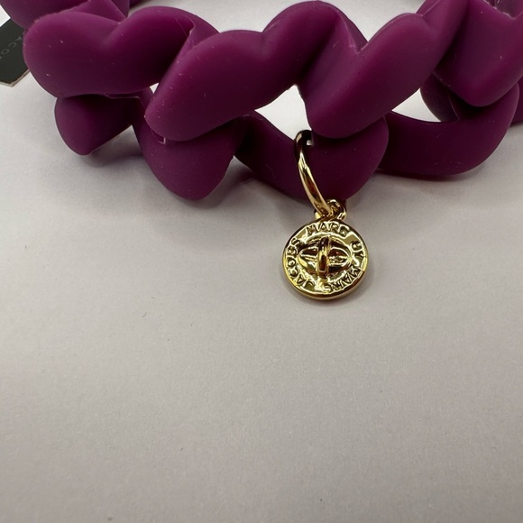 Marc by Marc Jacobs Purple Plum turnlock braided bracelet NWT - Picture 6 of 6